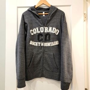 Unisex Colorado Zip Front Hoodie